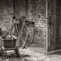 Муромский дворик осенью, фрагмент :: Алексей Трифонов