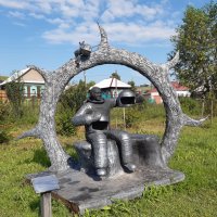 Парк бетонных скульптур в городе Свирске Иркутской области :: Галина Минчук