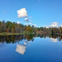 Облачка словно белые комочки. :: Лия ☼