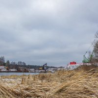 Конаково. Строительство моста через Донховку. :: Михаил "Skipper"