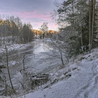 Зимний берег . :: Александр Иванович Шитов Зимний берег . :: Александр Иванович Шитов