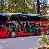 Яркий Автобус В АФоне :: Александр Леонов