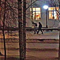 Ноябрь...Вечером из школы! :: Владимир 