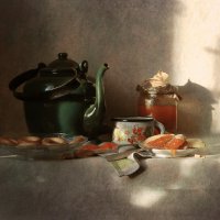 чай с абрикосовым вареньем :: Лера чай с абрикосовым вареньем :: Лера