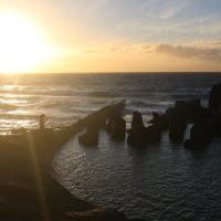 Вечер на берегу океана :: Ольга 