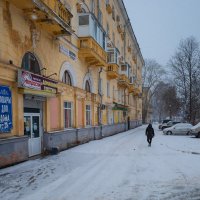Снег на улице :: Александр Синдерёв Снег на улице :: Александр Синдерёв