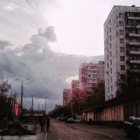 На Измайловском проспекте: атмосфера Москвы в дождливый день :: Джованни Луче На Измайловском проспекте: атмосфера Москвы в дождливый день :: Джованни Луче