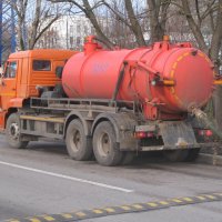 Красная цистерна :: Дмитрий Никитин Красная цистерна :: Дмитрий Никитин