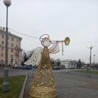 Ангел уже трубит наступающий Новый год! :: BoxerMak Mak