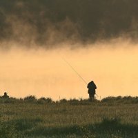 Утром на озере :: Александр Сивкин Утром на озере :: Александр Сивкин