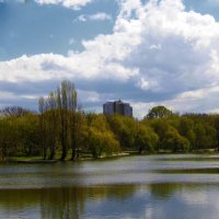 Весенний пейзаж :: Валентин Семчишин Весенний пейзаж :: Валентин Семчишин