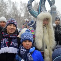 С якутским Дедом Морозом :: Татьяна Лютаева