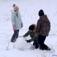 Время лепить снеговиков! :: Андрей Заломленков