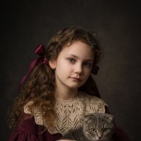 Девочка с котом :: Татьяна Звада