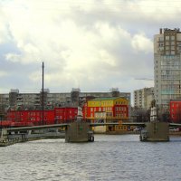 Юбилейный мост на реке Преголе :: Сергей Карачин