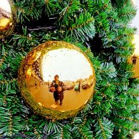 Вглядываясь в елочный шарик.... :: Vladimir Semenchukov