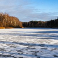 Замёрзшее озеро. :: Милешкин Владимир Алексеевич 