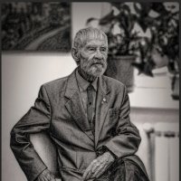 "Ревель на стуле. Патриарх"© Фотопортрет-графика :: Владимир Макаров "Ревель на стуле. Патриарх"© Фотопортрет-графика :: Владимир Макаров