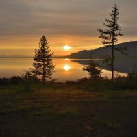 Закат на оз. Глубокое :: Александр Хаецкий