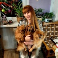 Света с любимыми питомцами! :: Нина Андронова