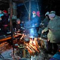 Новогодняя ночь в лесу 3. :: ВикТор Быстров Новогодняя ночь в лесу 3. :: ВикТор Быстров