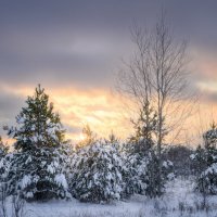 Первый закат в новом году :: Валерий VRN