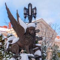 Фонтан в снегу :: Геннадий Б