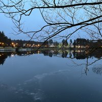 Город засыпал, а озеро не спало :: Серж Show