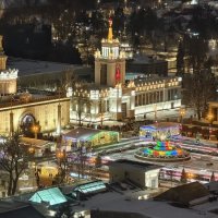 Фонтан Каменный цветок зимой :: <<< Наташа >>>