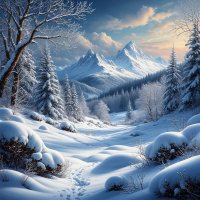 зимний пейзаж. :: Mila зимний пейзаж. :: Mila