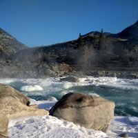 Алтай зимний. Катунь :: Татьяна Лютаева