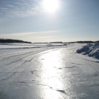 Укрепление зимника :: Anna Ivanova Укрепление зимника :: Anna Ivanova