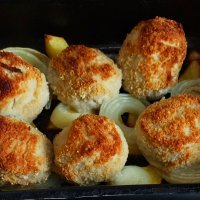 Куриные биточки на ужин . :: Мила Бовкун