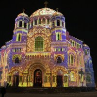 Лазерное шоу на Морском соборе :: Ольга 