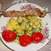Просто шашлык и картошечка... :: Галина Кузьмина