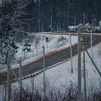 Дорога в Клинском районе. Борис-Глеб :: fogmeadowww m