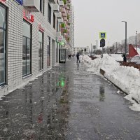 Дворники перестарались. ПГР насыпали от души :) :: Валерий Иванович