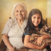 Микейла с бабушкой. Такна. Перу. :: Svetlana Galvez