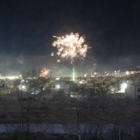 Новогодняя ночь в Новороссийске :: Александр Буторин