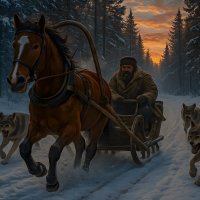 На зимней дороге :: Aleksey Afonin