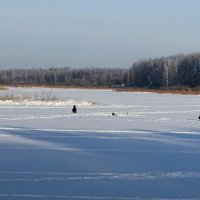 О любителях зимней рыбалки. :: Милешкин Владимир Алексеевич 