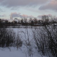 Церковь Рождества Богородицы. Закат :: Артем 