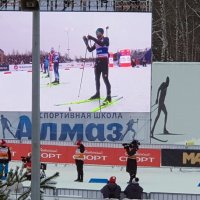 На старте биатлонисты :: Galina Solovova