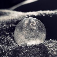 Мыльный пузырь на морозе :: светлана льдокова