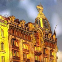 Золотые дома на Невском. Дом книги :: Фотогруппа Весна Золотые дома на Невском. Дом книги :: Фотогруппа Весна