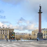 Зима на Дворцовой площади :: Стальбаум Юрий 