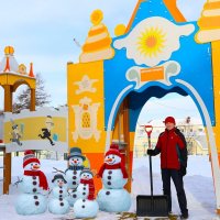 Снеговики :: Александр Чашин Снеговики :: Александр Чашин