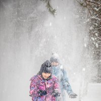 Под снежным душем ободряющим. :: Bosanat Под снежным душем ободряющим. :: Bosanat