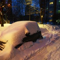 В Москве - снег :: Андрей Лукьянов В Москве - снег :: Андрей Лукьянов