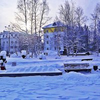 Зимний полдень в сквере Победы! :: Владимир Зимний полдень в сквере Победы! :: Владимир